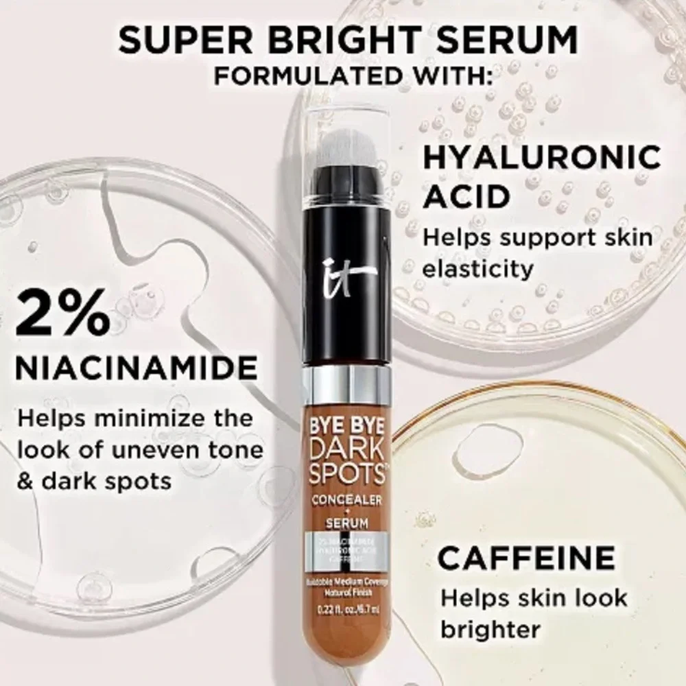 IT Cosmetics Bye Bye Dark Spots Concealer + Serum - Medium Brown